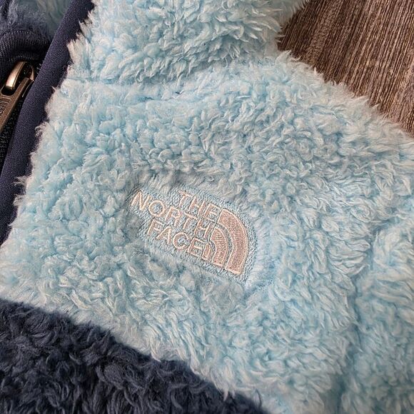 The North Face Baby Bear Campshire Bodysuit Blue White Size 12-18 M Months New - Picture 3 of 12